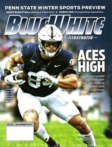 Blue White Illustrated December 2023 cover